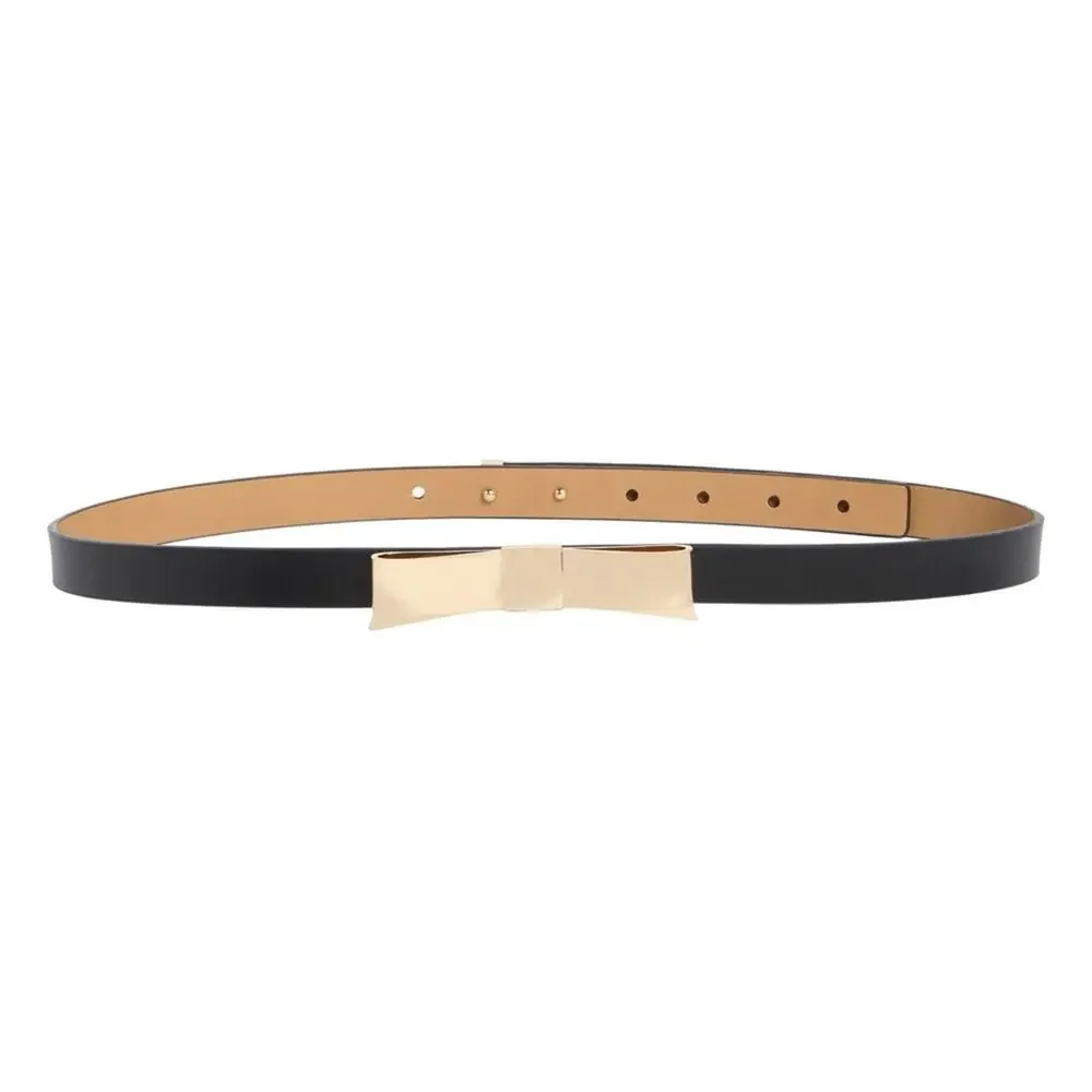 Kate Spade New York Metal Bow Leather Belt
